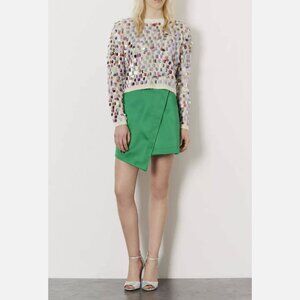 TOPSHOP 3D SEQUIN SWEATER DISCO ,sz.XS